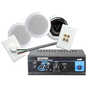 Pyle Home Hot Amplifier Speaker Combo -- PTA1 Mini 2 x 15-Watt Stereo Power Amplifier +... by GSI