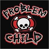 Toddler Hoody (Hooded Sweatshirt) : Problem Child - Funny - Skull and Crossbones