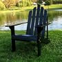 Shine Company 4618BK Marina Adirondack Chair