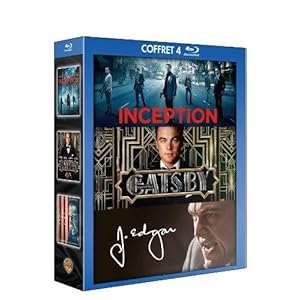 Coffret Leonardo DiCaprio - Inception + Gatsby le magnifique + J. Edgar [Blu-ray]