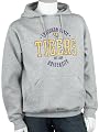 Soffe LSU Oxford Hoodie with Print Logo (XX-Large, Oxford Gray)