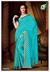 Vivacious black and white raw silk saree 59