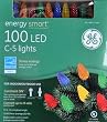 100 LED C-5 Holiday Christmas Lights (MULTI Color)