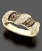 Le Vian 14k Gold Chocolate & White Diamond Ring (3/4 ct. t.w.)