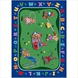 IMAGE OF Teddy Bear Playground Rug Size: 10'9