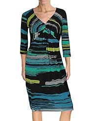 Nylon Striped Print Empire   Waistline Mesh Jumpsuit 