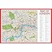 Map Of London (Tourism) Travel Poster Print - 24x36
