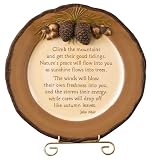 Grasslands Road Cabin Fever John Muir Quotation Plate