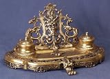 Inkwell in Light Brass Finish by AA Importing