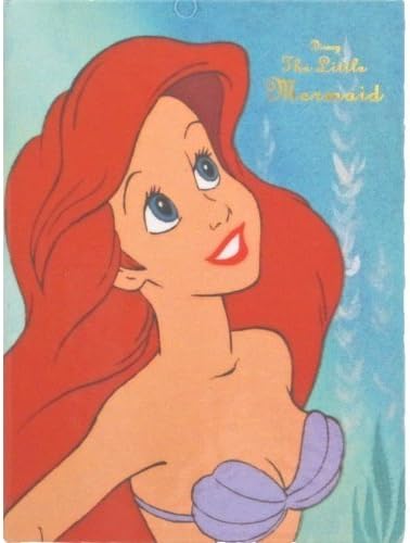 Delfino stationery Disney FILM ART Little Mermaid BOX Mini letter Set DZ76053