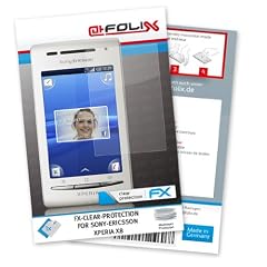 atFoliX FX-Clear Displayschutzfolie f�r Sony-Ericsson Xperia X8 - Displayschutz kristallklar! H�chste Qualit�t - Made in Germany!