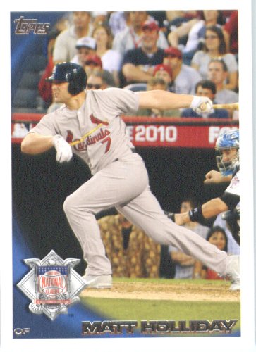 2010 Topps Update Baseball Card #US-161 Matt Holliday - St. Louis Cardinals ( All Star Game ) MLB Trading Card in Screwdown Case