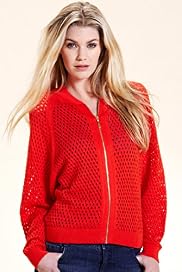 Limited Collection Zip Through Mesh Cardigan