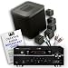 Yamaha DSP-AX863SE Award-winning AV Amplifier (Black) + Mission M-CUBE 5.1 speakers (Midnight) + Creative Audio �100 cable bundle (see below for details) + 10 Page Creative Audio Quickstart Guide. 2 Year Guarantee