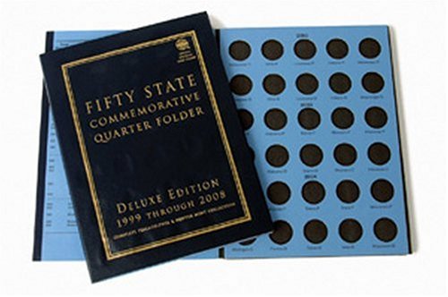 Fifty State (District of Columbia and Territorial) Commemorative Quarter Folder: Deluxe Edition (Official Whitman Coin Folder)