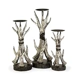 Set of 3 Country Candle Holders
