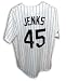 Autographed Bobby Jenks Chicago White Sox White Majestic Jersey