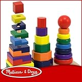 Melissa ＆ Doug メリッサ＆ダグ ジオメトリックスタッカー 【567】