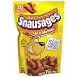 Snausages in a Blanket, Bacon & Cheese Snacks for Dogs, 7-Ounce Pouches (Pack of 12)
