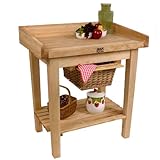 John Boos & Co. White House Work Table with 1 Drawer Option - WH01-O