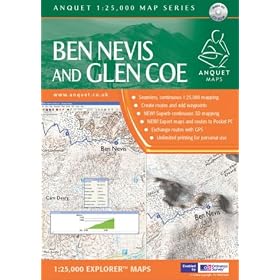 Anquet Ben Nevis & Glencoe 1:25000 (PC)