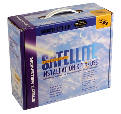 Monster Cable MS DBS DIY-100 Satellite Do It Yourself High Performance Installation Kit Monster Cable MS DBS DIY-100 Satellite Do It Yourself High Performance Installation Kit