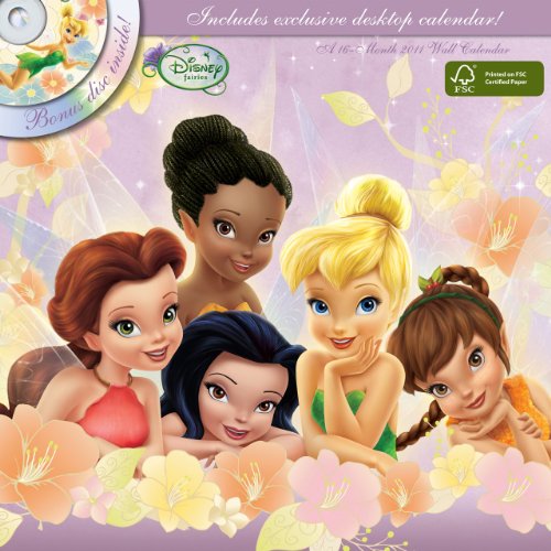 Disney Fairies 2011 Wall Calendar with DVD