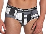 Bjorn Borg Men's Brief, Black Stripe, Small