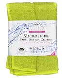 Microfiber Dual Action Cloths, 4-Pack Microfiber Dual Action Cloths, 4-Pack
