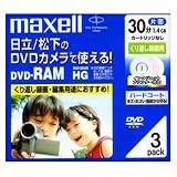 Maxell DVD�ӥǥ��������DVD-RAM�������������쥯�ȡ�3������ DRM30HGPM.1P3S