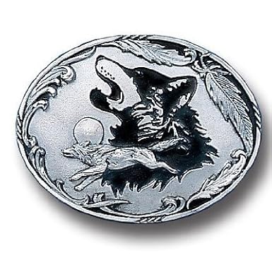 Wolf Accessories: Wolf Belt Buckle