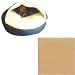 O'Donnell Cozy Cave Dog Bed (Khaki, Small: 25')