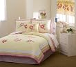 Golden Trail Twin Size Quilt with Pillow Sham