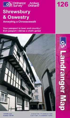 Shrewsbury and Oswestry (OS Landranger Map Series)