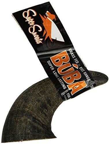 Super Snouts Free Range Grass Fed Water Buffalo Horn Dog Chew, Small to Medium by Super Snouts