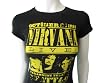 Nirvana Classic Womens Shirt (Small) - Black