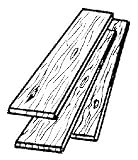 1-1/4x6 Oak Shelf Edge