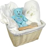 Cosy Wash New Baby Boy Gift Basket (Blue)