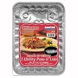 Handi-foil Cook-n-carry Utility Pan With Lid   (Pack of 9)