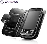 CAPDASE docomo HT-03A / HTC Magic Google G2 Leather Case Bi-fold, Black よこ開き レザーケース WCHCMAGIC-0001