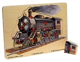 Wooden Train Peg Puzzle