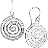 511RQdRnr L. SL160  Sterling Silver Jewelry: Sterling Silver Spiral Earrings