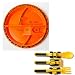 Constructive Eating Orange Construction Plate Bundle
