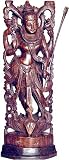 Statues Of Hindu God Ram Sculptures In Wood Carving Handmade Indian Arts Crafts Artifacts (wsulp068)
