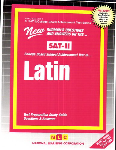 LATIN (SAT Subject Test Series) (Passbooks) (COLLEGE BOARD SAT SUBJECT TEST SERIES (SAT))