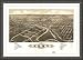 Historic Kent, Ohio, c. 1882 Map, Elegantly Framed Rustic Brown Style, 14x16