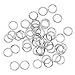 Beadaholique 100-Piece Open Jump Rings, 19-Gauge, Silver Plated