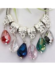 Jewelry: Jovivi 40 Pcs Mixed Beads Dangle Fit Charm Bracelet Lots - Jovivi