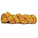 Knitsilk Premium Recycled Sari Silk Yarn - Yellow - 165 Yards - Knit, Crochet, Tatting, Jewelry