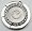 Moving Circle/Silver/24 Crystals
